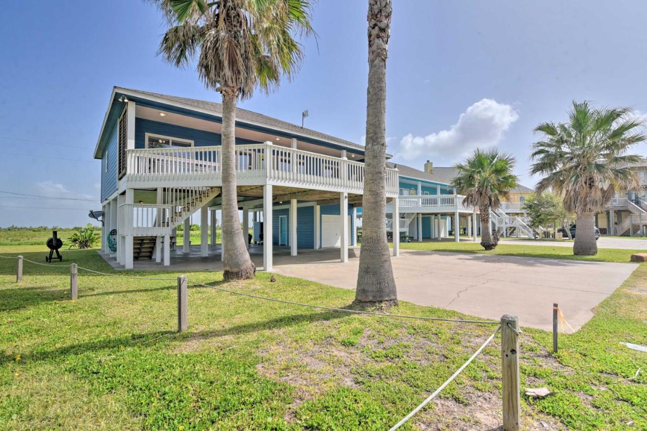 Bright Crystal Beach House, Walk To Coast! Villa Bolivar Peninsula Ngoại thất bức ảnh